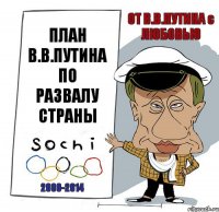 ПЛАН В.В.ПУТИНА ПО РАЗВАЛУ СТРАНЫ 2000-2014 ОТ В.В.ПУТИНА с ЛЮБОВЬЮ