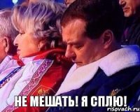 Не мешать! Я сплю!