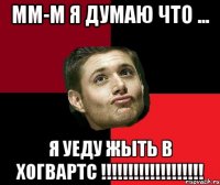 мм-м я ДУМАЮ ЧТО ... Я УЕДУ ЖЫТЬ В ХОГВАРТС !!!!!!!!!!!!!!!!!!!