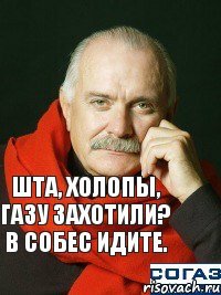 Шта, холопы, газу захотили? В собес идите. 