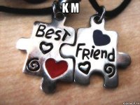 k m 