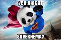 уся любит supernema?