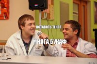 вставить текст многа букаф