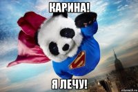 карина! я лечу!