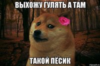 выхожу гулять а там такой пёсик