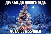 друзья, до нового года осталось 55 дней