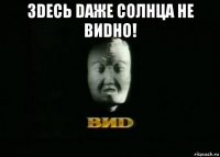 зdeсь dаже солнца не виdно! 