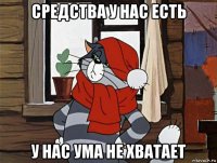 средства у нас есть у нас ума не хватает