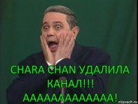 Chara Chan удалила канал!!!
Ааааааааааааа!