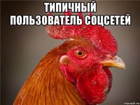 типичный пользователь соцсетей 