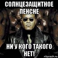 солнцезащитное пенсне ни у кого такого нет!