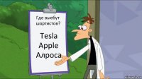 Где выебут шортистов? Tesla
Apple
Алроса