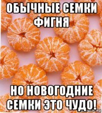 обычные семки фигня но новогодние семки это чудо!