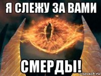 я слежу за вами смерды!