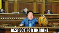  respect for ukraine