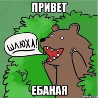 привет ебаная