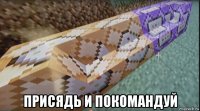  присядь и покомандуй