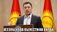  жээнбекова вынести на вилах