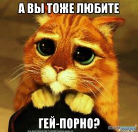 а вы тоже любите гей-порно?