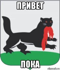 привет пока