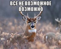 все не возможное возможно 