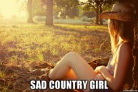  sad country girl