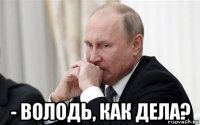  - володь, как дела?