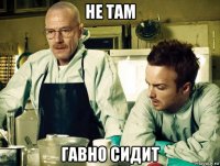 не там гавно сидит