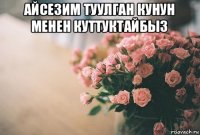 айсезим туулган кунун менен куттуктайбыз 