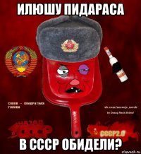 илюшу пидараса в ссср обидели?