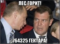 лес горит! 764325 гектара!