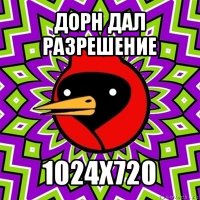 дорн дал разрешение 1024х720