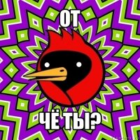 от чё ты?