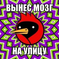 вынес мозг на улицу