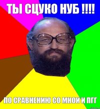 ты сцуко нуб !!! по сравнению со мнои и пгг