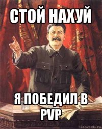 стой нахуй я победил в pvp