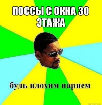 поссы с окна 30 этажа 