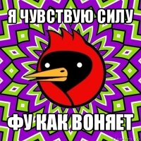 я чувствую силу фу как воняет