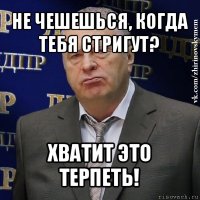 не чешешься, когда тебя стригут? хватит это терпеть!