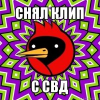 снял клип с свд