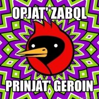 opjat' zabql prinjat' geroin