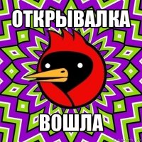 открывалка вошла