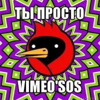 ты просто vimeo'sos