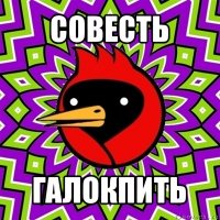 совесть галокпить