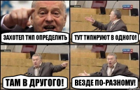 захотел тип определить тут типируют в одного! там в другого! везде по-разному!