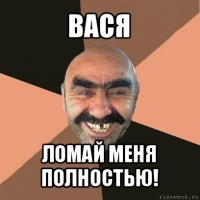 вася ломай меня полностью!