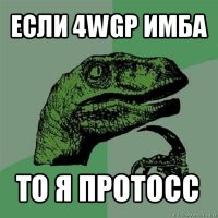 если 4wgp имба то я протосс