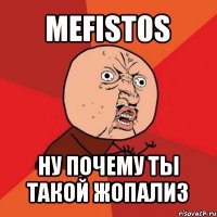 mefist0s ну почему ты такой жопализ