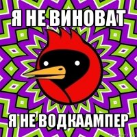 я не виноват я не водкаампер