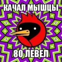 качал мышцы 80 левел